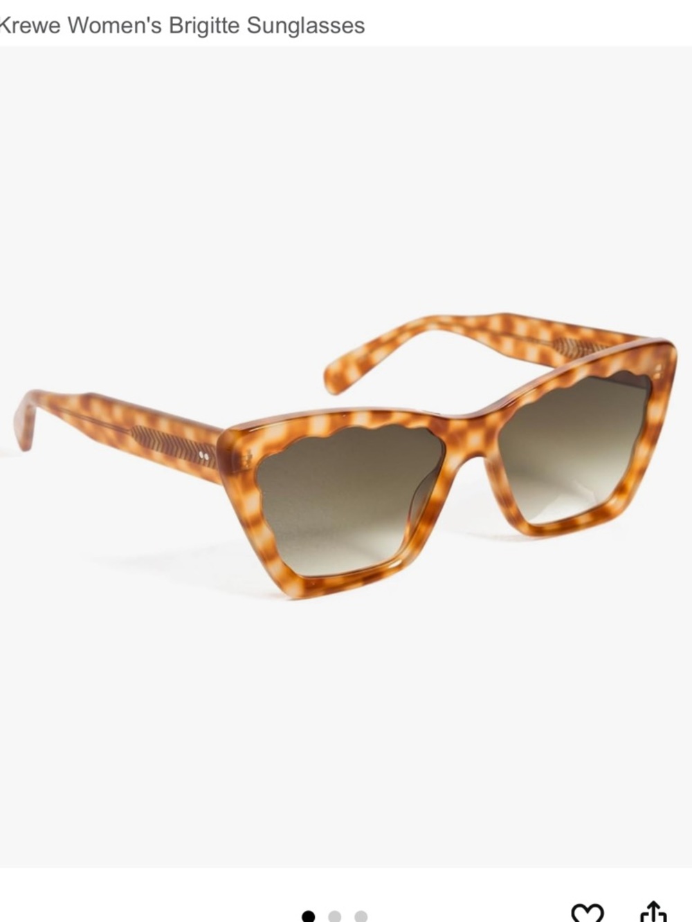 ISO KREWE Brigitte Sunglasses in Fernet